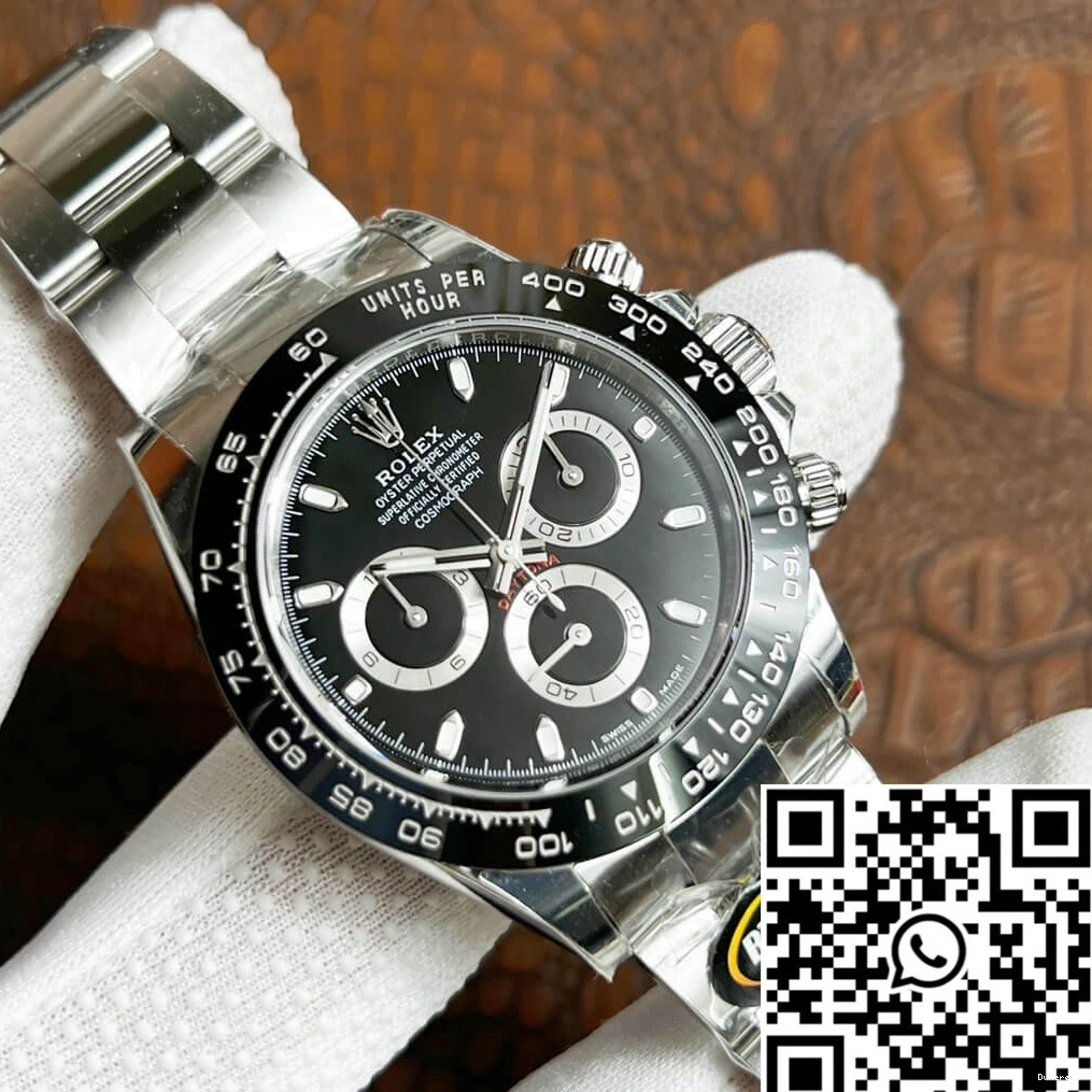 Black Bezel Daytona BT Rolex Ceramic M116500LN-0002 Factory 0425